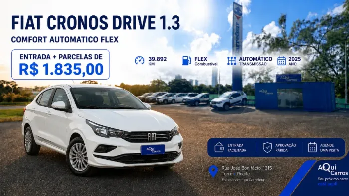 Fiat Cronos Drive 1.3 8V Flex 2025