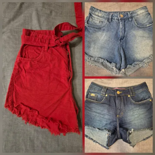 Shorts variados tamanho 38