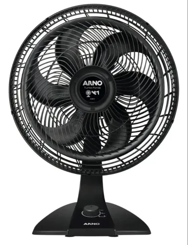 Ventilador Arno turbo Force 2 em 1 - Preto