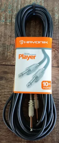 Cabo Guitarra Hayonik P10 10m Preto