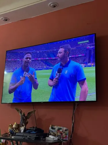 Tv Samsung 65 polegadas tela cristal infinita funcionando chame no chat agora!