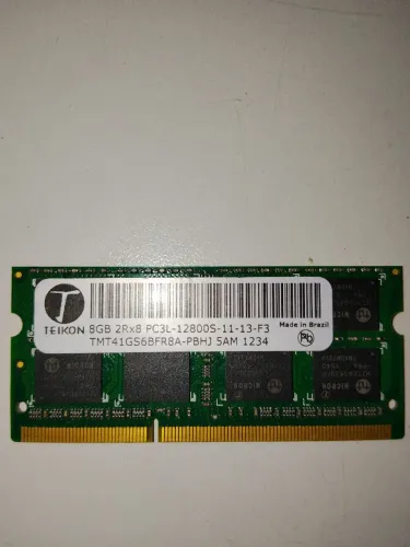 Memória DDR3 Teikon de 8GB Para Notebook