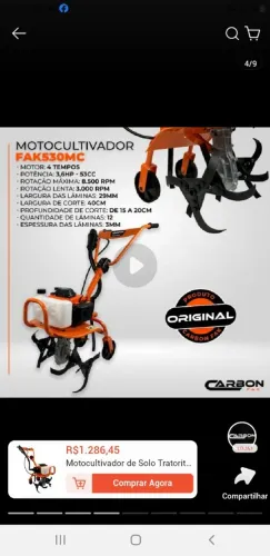 Vendo motocultivador tratorito