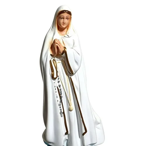 Virgen de Fátima 32cm Gesso