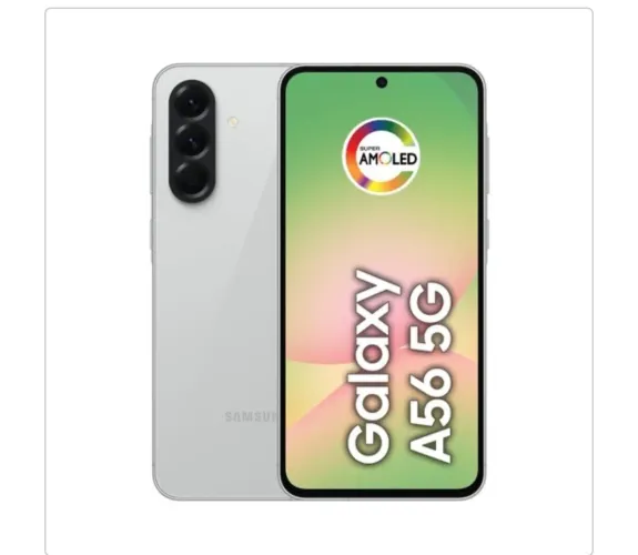 Vendo Samsung A56 256GB CINZA - NOVO NA CAIXA