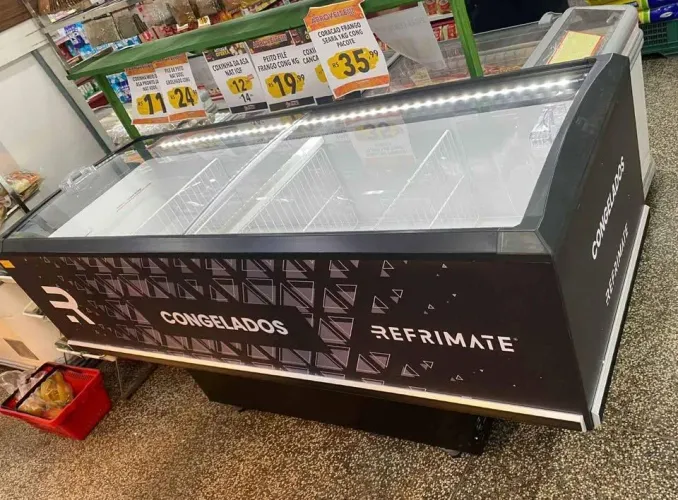 Ilha Expositor 2M Resfriados E Congelados Pronta Entrega Nova Refrimate 