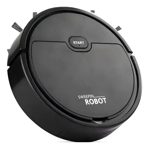 Robô aspirador SWEEPIN inteligente automático preto 1200 mah