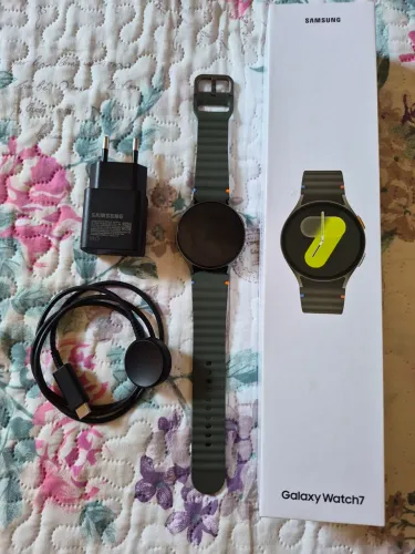 Galaxy Watch 7 44mm Bluetooth, nota fiscal e garantia.
