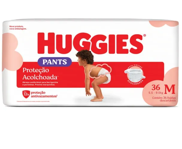 Vende- se 7 Pacotes de Fraldas Huggies