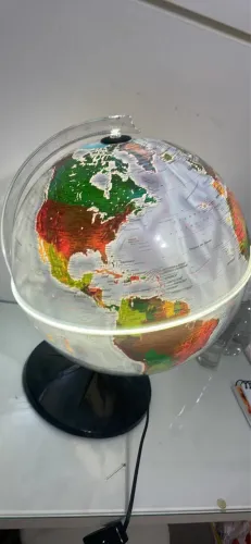 Globo Terrestre Iluminado Novo, 48cm de diâmetro