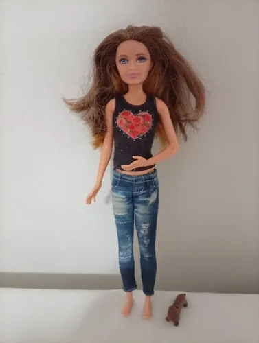 Boneca Barbie Skipper Aventura de Animais Mattel 