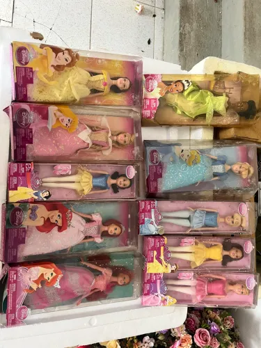 ? COLEÇÃO VINTAGE DISNEY PRINCESS MATTEL - 10 BONECAS LACRADAS (2007-2009)