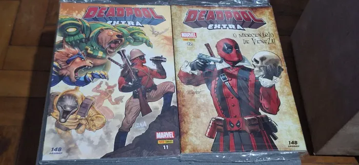 HQ Deadpool Extra Ed 11 e 12 Lacrados