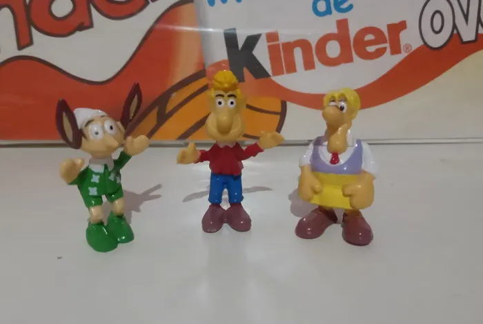 Bonecos Pinóquio Kinder Ovo