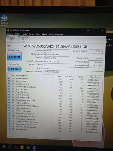 HD WD Blue 500GB