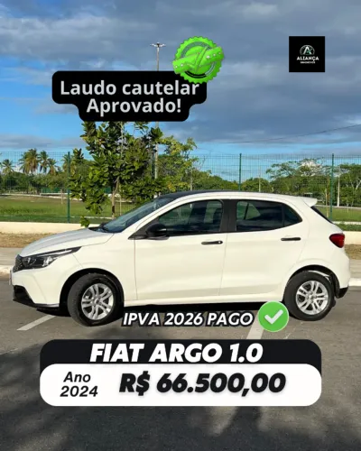 Fiat Argo 1.0 6V Flex. 2024