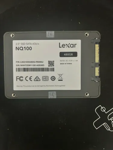 Ssd 480gb lexar SATA 6Gb/s