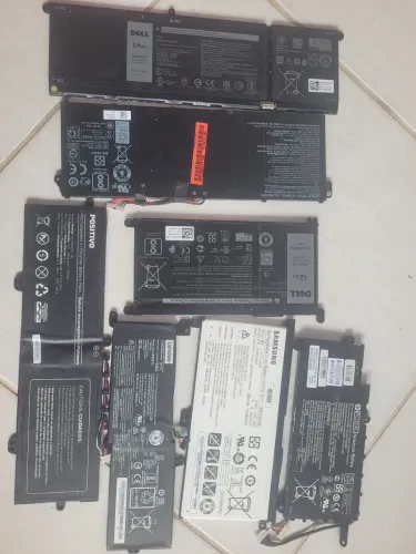 Lote 7 bateria notebook retiradas no estado