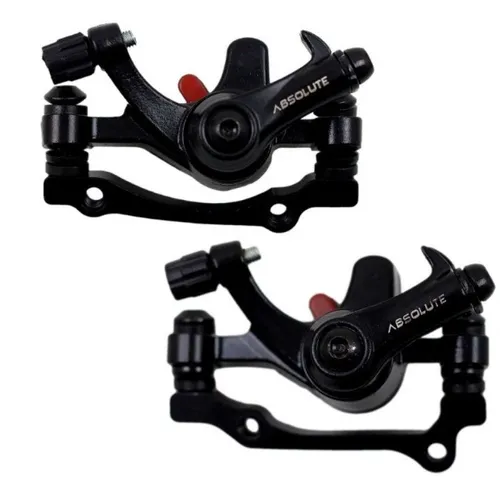 Par de Pinças Absolute Nero DB01 para Freio à Disco Mecânico Bicicletas 7567