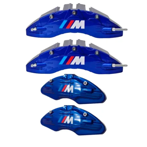 Jogo C/ 4 Capas Para Pinça De Freio - Azul Bmw Motorsport