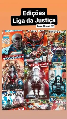 GIBIS / HQS - LIGA DA JUSTIÇA (FASE NOVOS 52)