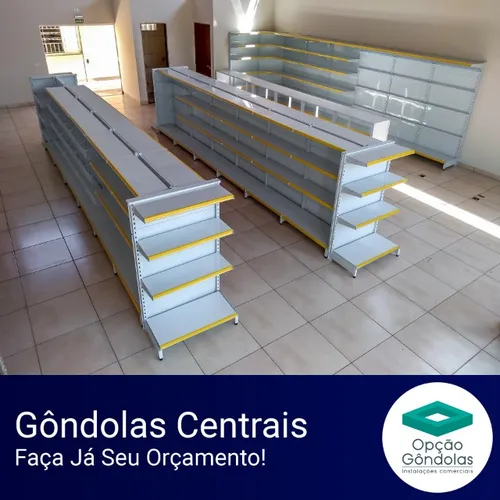 Gôndolas Centrais e Gôndolas de Parede | Instalação Completa