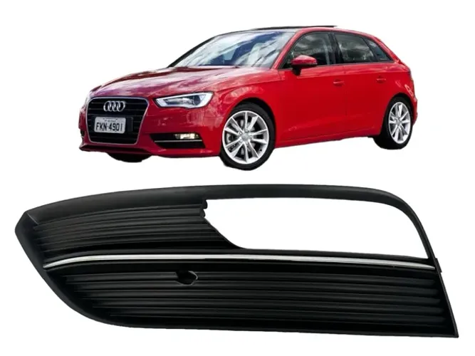 Grade Esquerda Farol de Milha Audi A3 Hatch 2013 2014 2015 2016