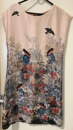 Vestido estampado soltinho