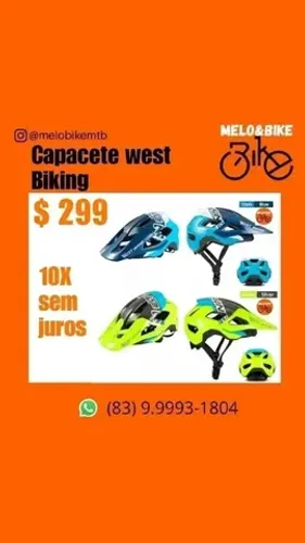 Capacete MTB xco enduro, West Biking 