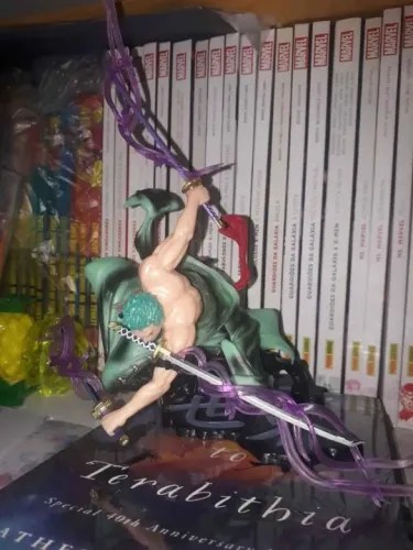 ZORO ONE PIECE ACTION FIGURE BONECO ANIME Decoração