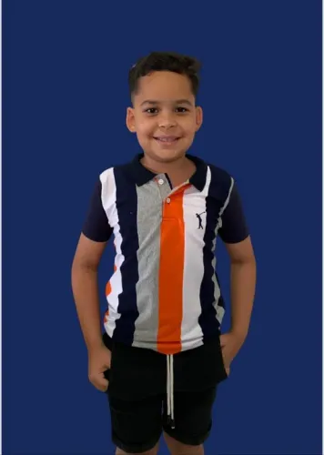 Camisa polo aleatóry infantil