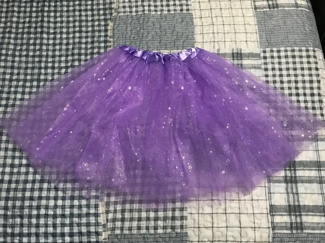 Saia de tutu tule 35cm lilás -NOVA! 