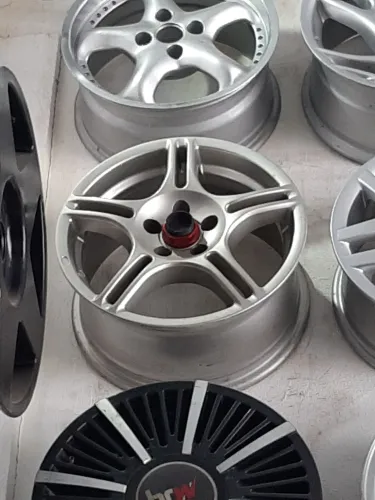 Roda aro 15 Tsw Line prata tala 7 5x100 jogo novo