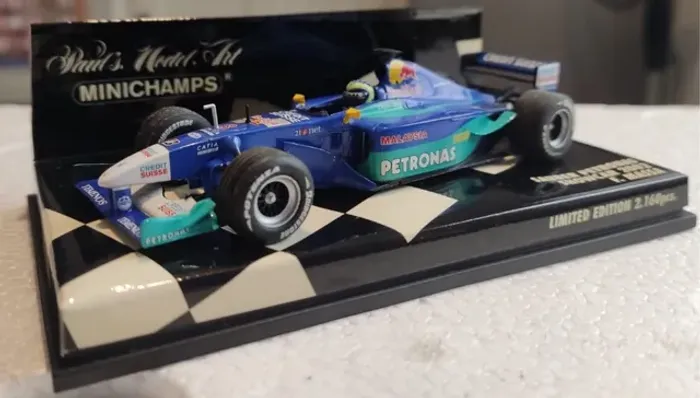 Miniatura Sauber Petronas Showcar 2002 Felipe Massa Limited Ed. Minichamps 1/43