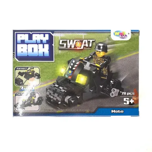 Bloco De Montar Veiculos Policia Wb7704