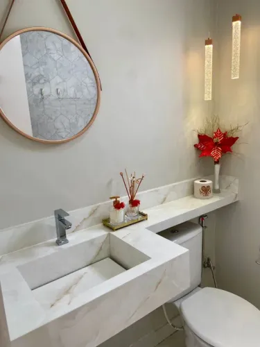 Cuba para banheiro de Porcelanato 