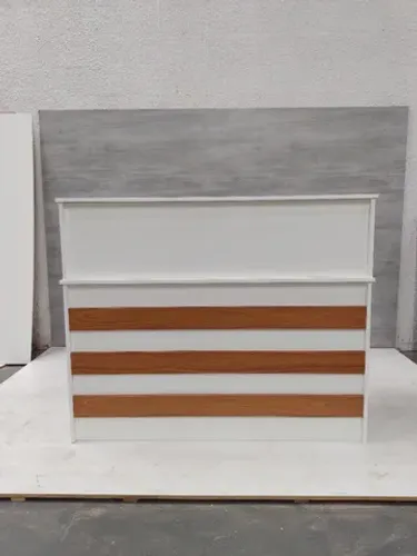 balcão reto canelado light 135