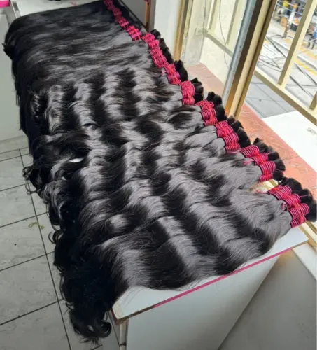 Promoção cabelo indiano 100% humano semi limpo