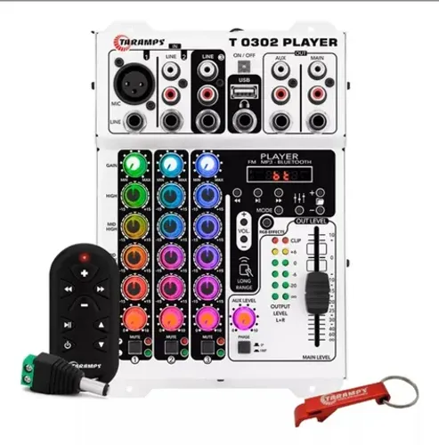 Mesa de audio taramps T-0302 Player multicolor 
