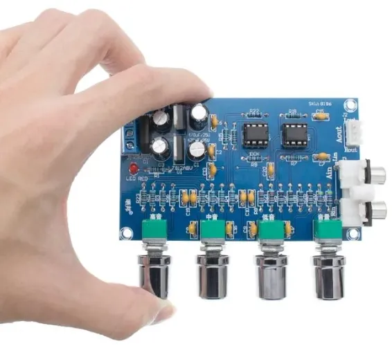 Placa Pre Amplificador Xh-m164 Ne5532 Arduino Automação COD-AM462 