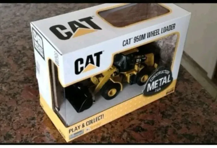Miniatura Pá Carregadeira Caterpillar 950M Escala 1/64