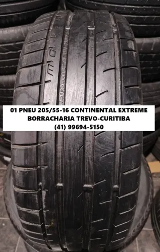 01 pneu 205/55/16 Continental Extreme Contact por 200,00