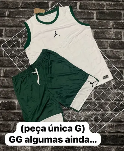 Conjunto Jordan Verde entre outras cores top pra vcs - do P ao GG e G