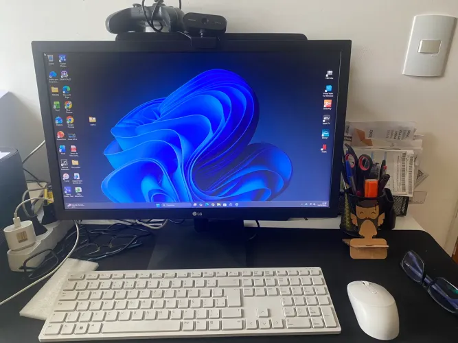 Computador Desktop Core i7 16gb DDR3, SSD NVMe 256 e um HD de 1 Tera  - Completo 