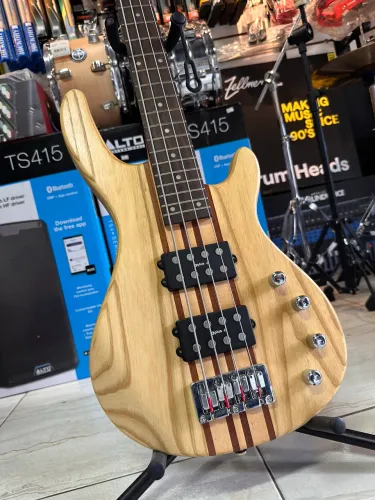 Baixo 4 Cordas Ativo Eagle Egb 4000 Neck-through Natural 