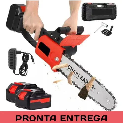 MOTOSSERRA A BATERIA 12 POLEGADAS (02 BATERIAS)