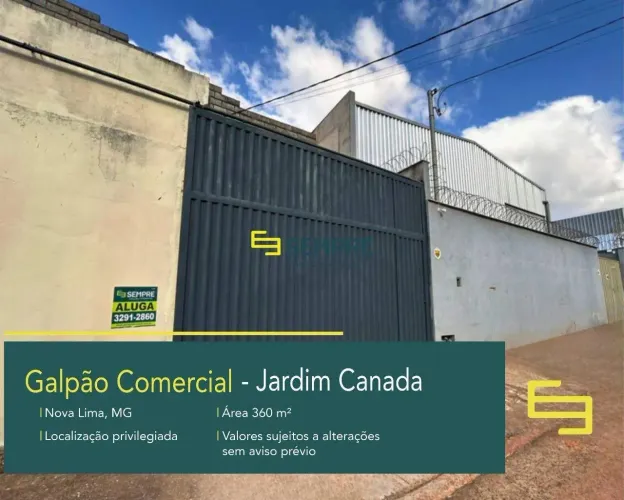 Aluguel de Galpão Comercial em Nova Lima/MG  Estrutura Completa para Sua Empresa