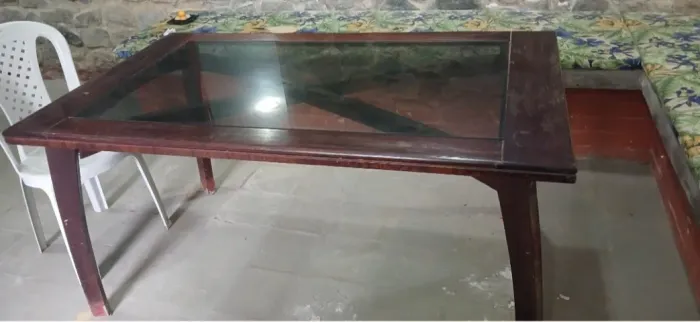 Mesa de jantar retangular