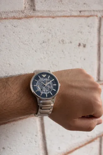 Relógio Emporio Armani Meccanico Skeleton