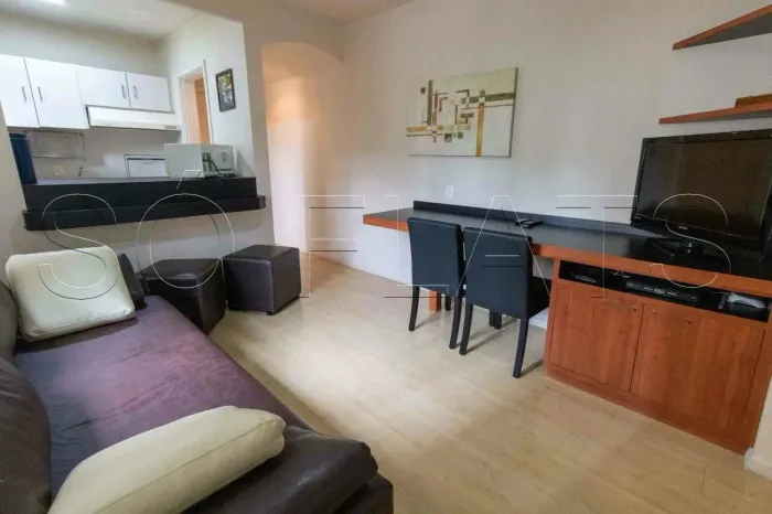 Lindo flat nos Jardins para hospedagem a alguns passos da Rua Oscar Freire. Locação sem bu